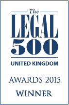 Legal 500 UK Awards 2015: Winner